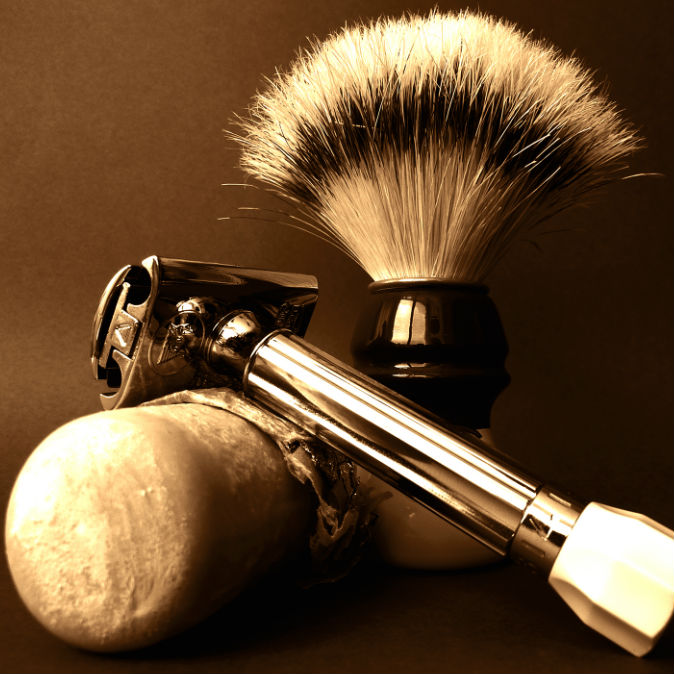 utensilios de um barbeiro